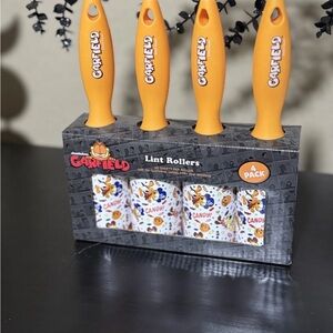 Nickelodeon Garfield Orange Lint Rollers 4-Pack